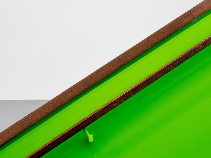 handrail, wall, interior, minimalism, symmetry, green