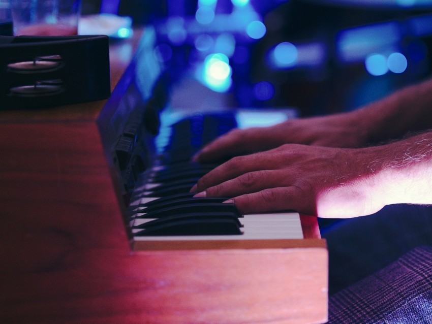 hands, keys, organ, musician