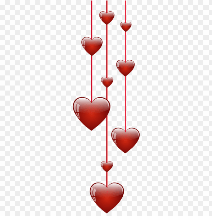 hanging hearts png images background -  image ID is 43284