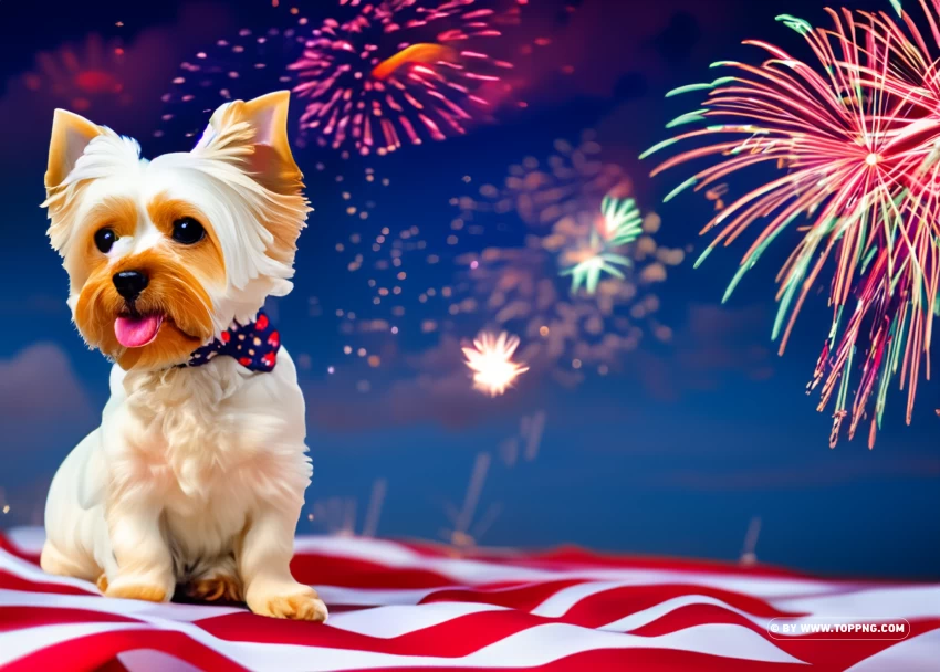 Happy 4th Of July Yorkie Images