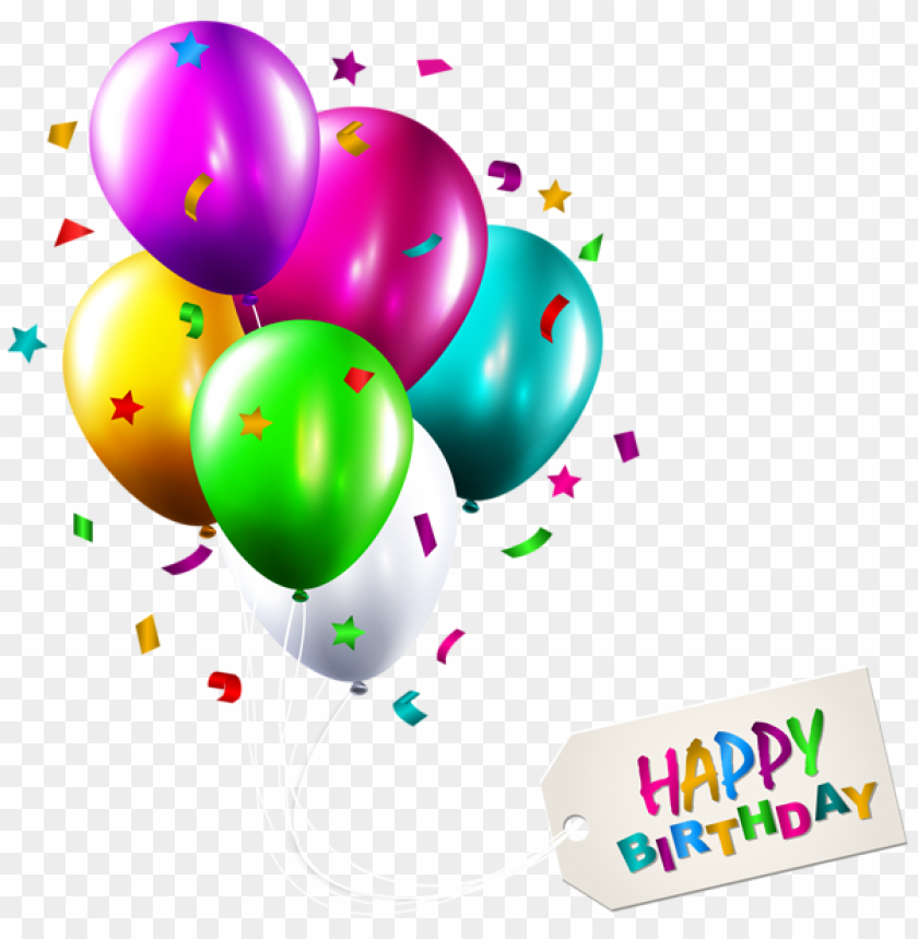Download happy birthday balloons png images background | TOPpng