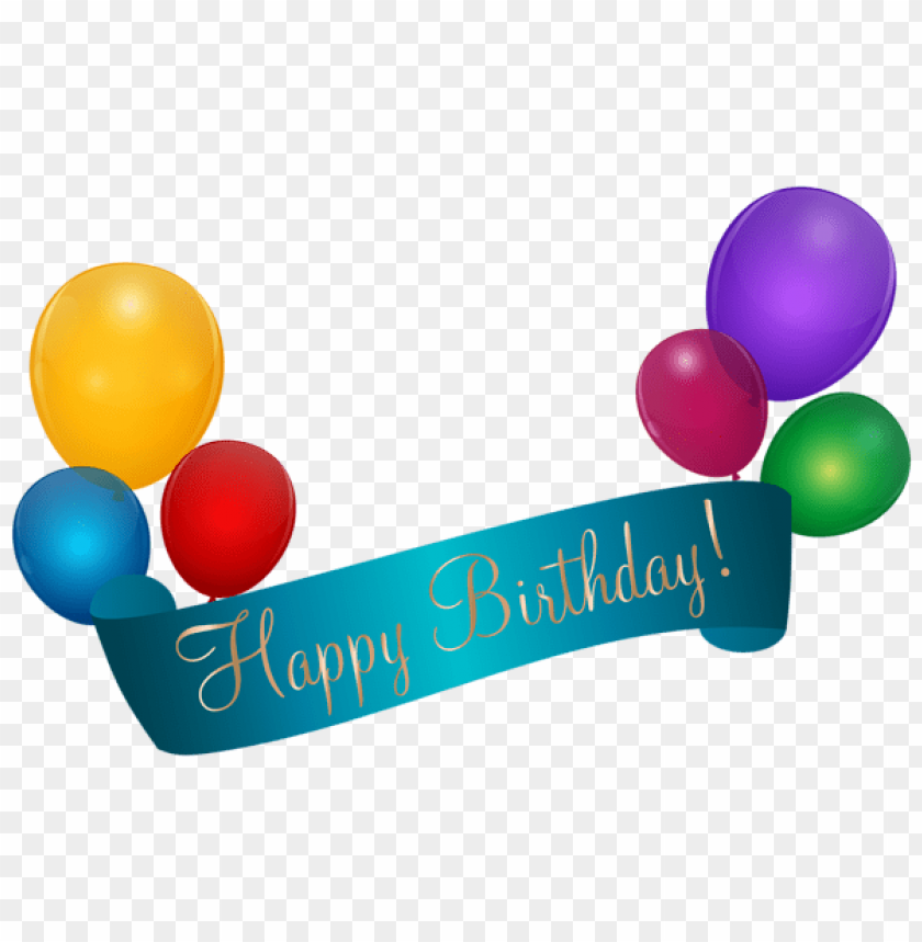 Download happy birthday banner transparent png images background | TOPpng