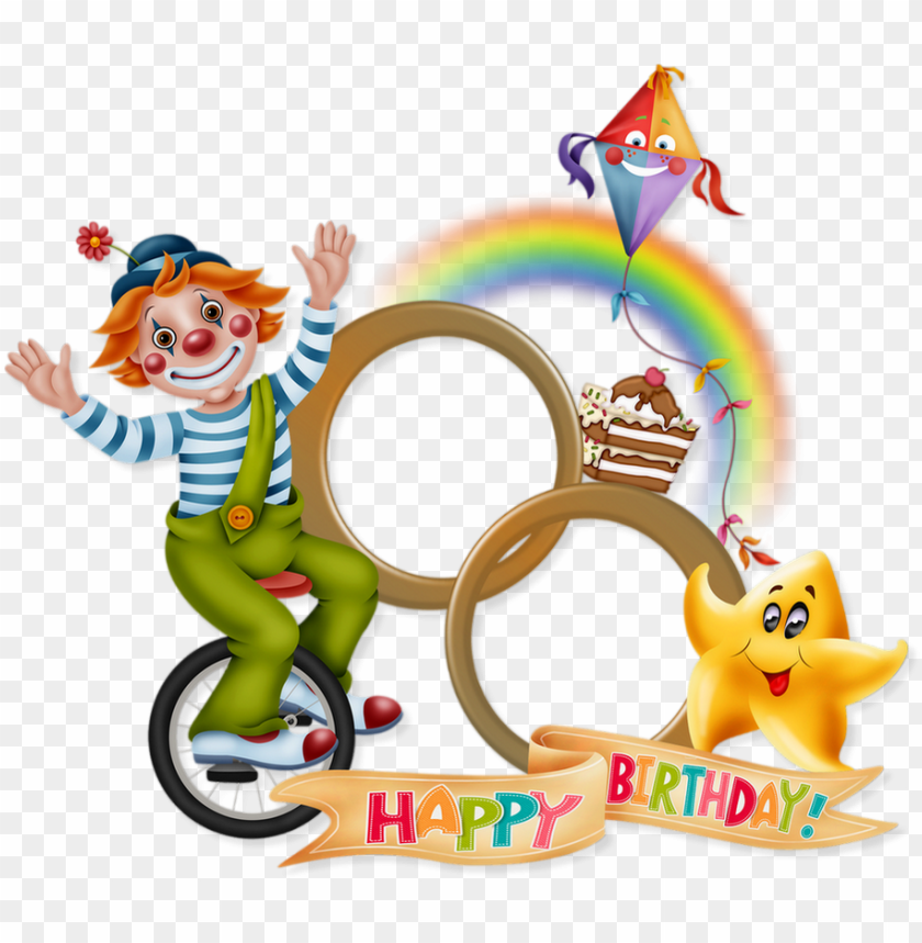 happy birthday frame PNG image with transparent background | TOPpng