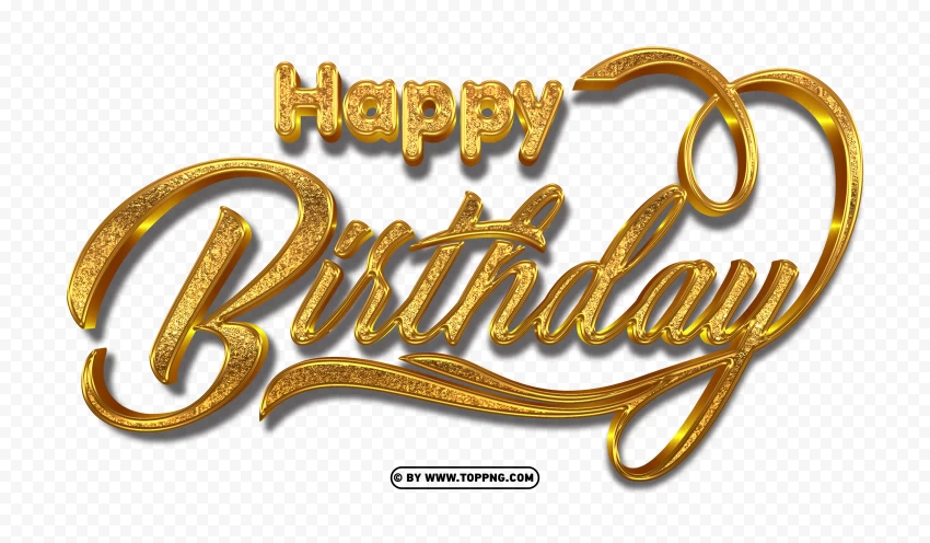 Happy Birthday Golden Typography Text PNG , Happy birthday png,Happy birthday banner png,Happy birthday png transparent,Happy birthday png cute,Font happy birthday png,Transparent happy birthday png