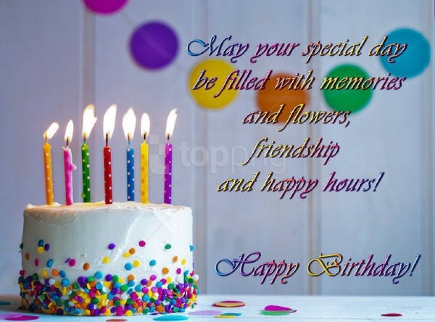 Happy Birthday Greeting Card And Cake Background Best Stock Photos Toppng