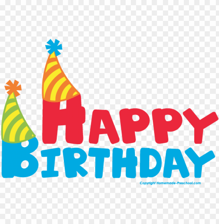 free PNG happy birthday hat clipart clipartfest - happy birthday clipart transparent PNG image with transparent background PNG images transparent
