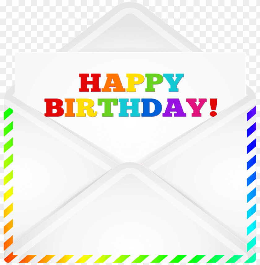 happy birthday letter png images background -  image ID is 42379