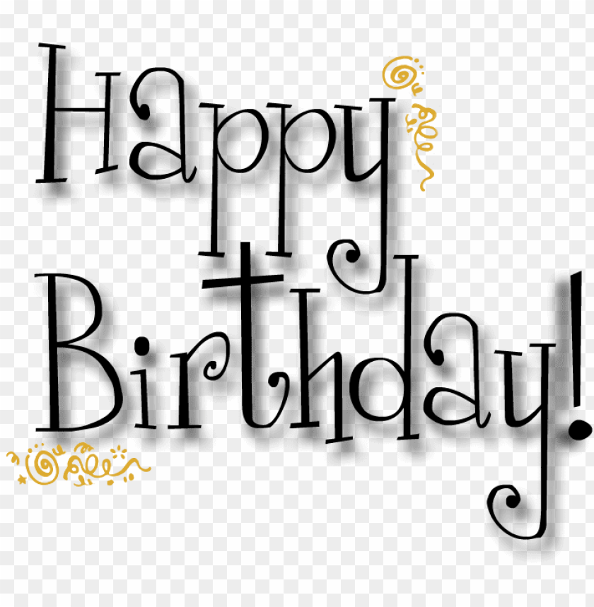 happy birthday name PNG image with transparent background | TOPpng
