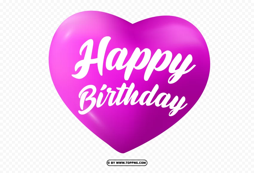 happy birthday purple Heart PNG , Happy birthday png,Happy birthday banner png,Happy birthday png transparent,Happy birthday png cute,Font happy birthday png,Transparent happy birthday png