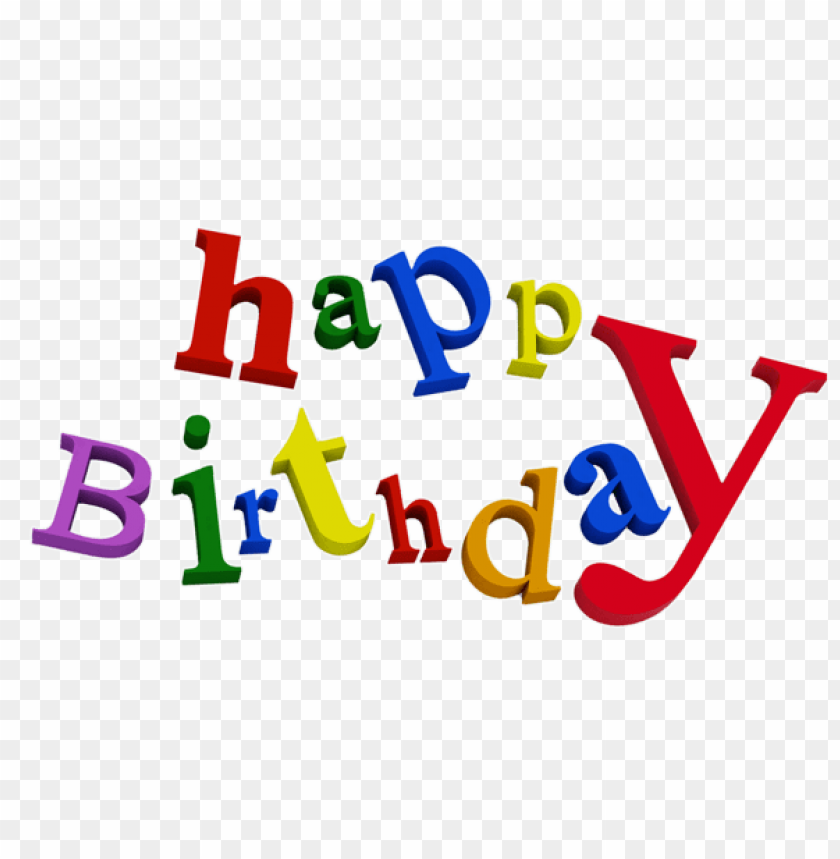 Happy Birthday Transparent Png Images Background - Image ID Is 42118 ...
