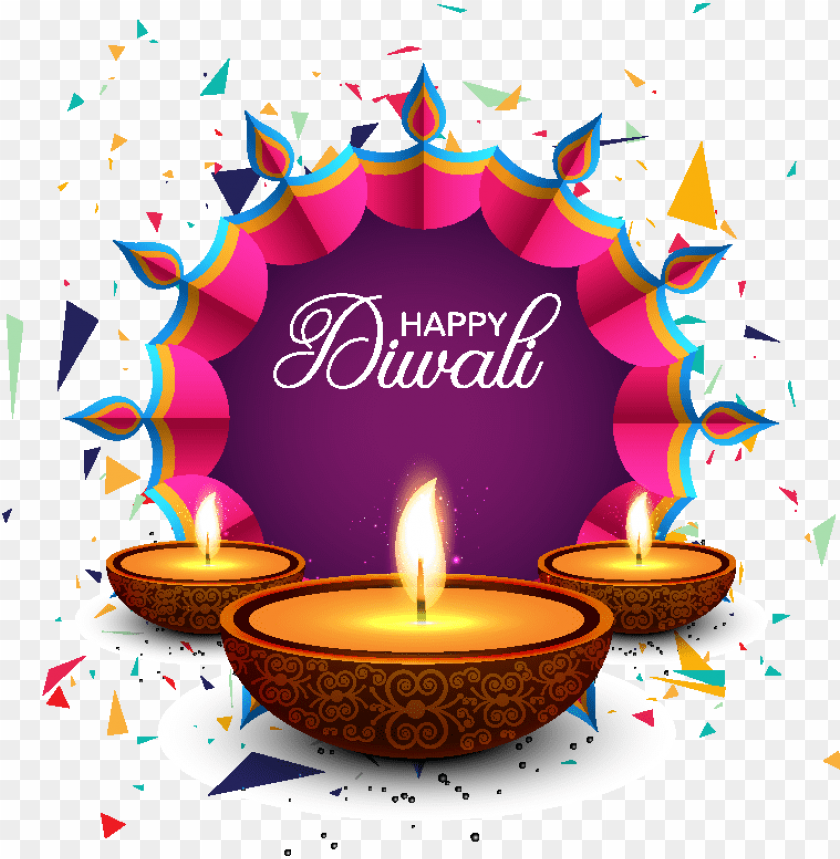 happy diwali - happy diwali vector background PNG image with transparent  background | TOPpng