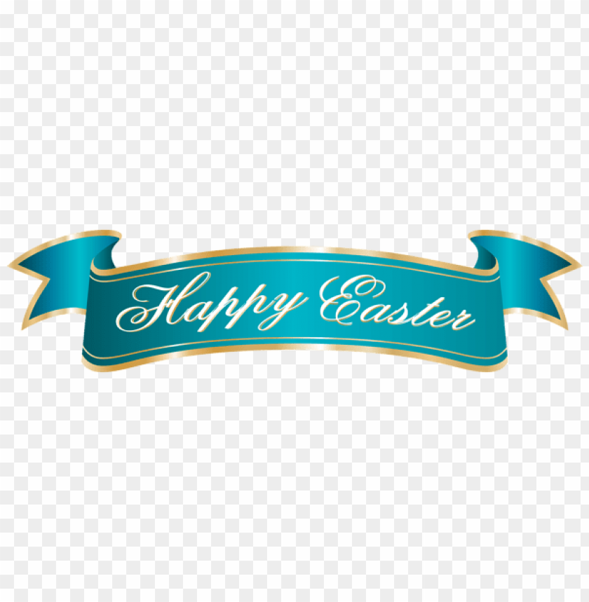 happy easter banner png images background -  image ID is 50917