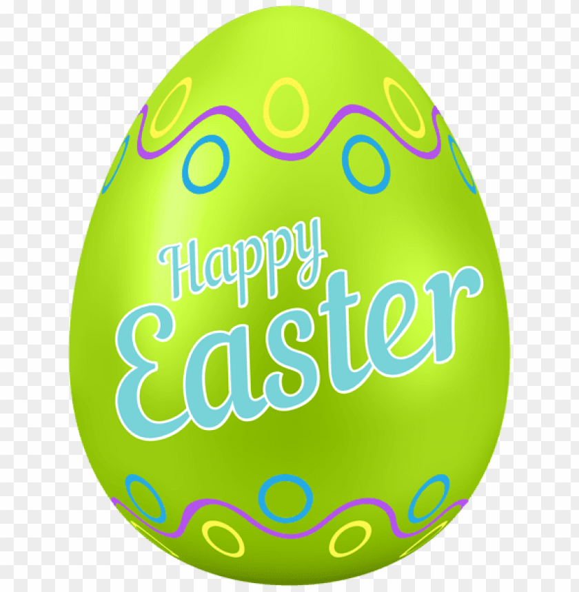 happy easter egg green png images background -  image ID is 51011