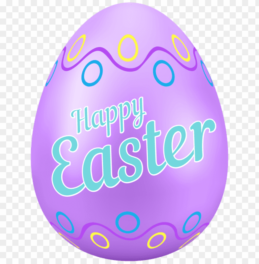 happy easter egg violet png images background -  image ID is 51007