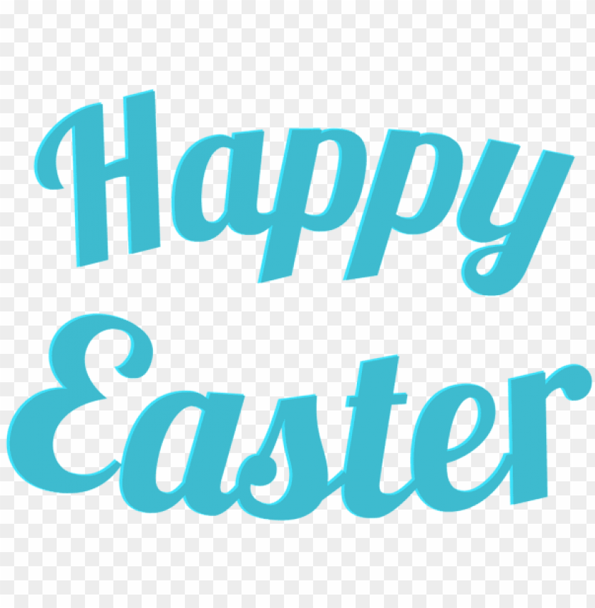 happy easter text png images background -  image ID is 51049