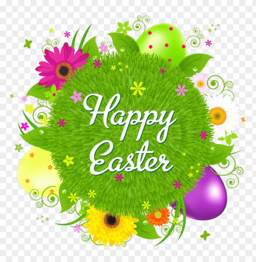 happy easter transparent decorpicture png images background -  image ID is 50880