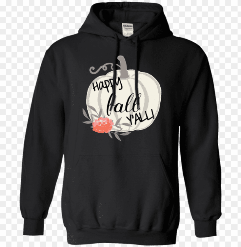 happy fall y'all watercolor pumpkin hoodie sweatshirt - straight outta brooklyn hoodie PNG image with transparent background@toppng.com