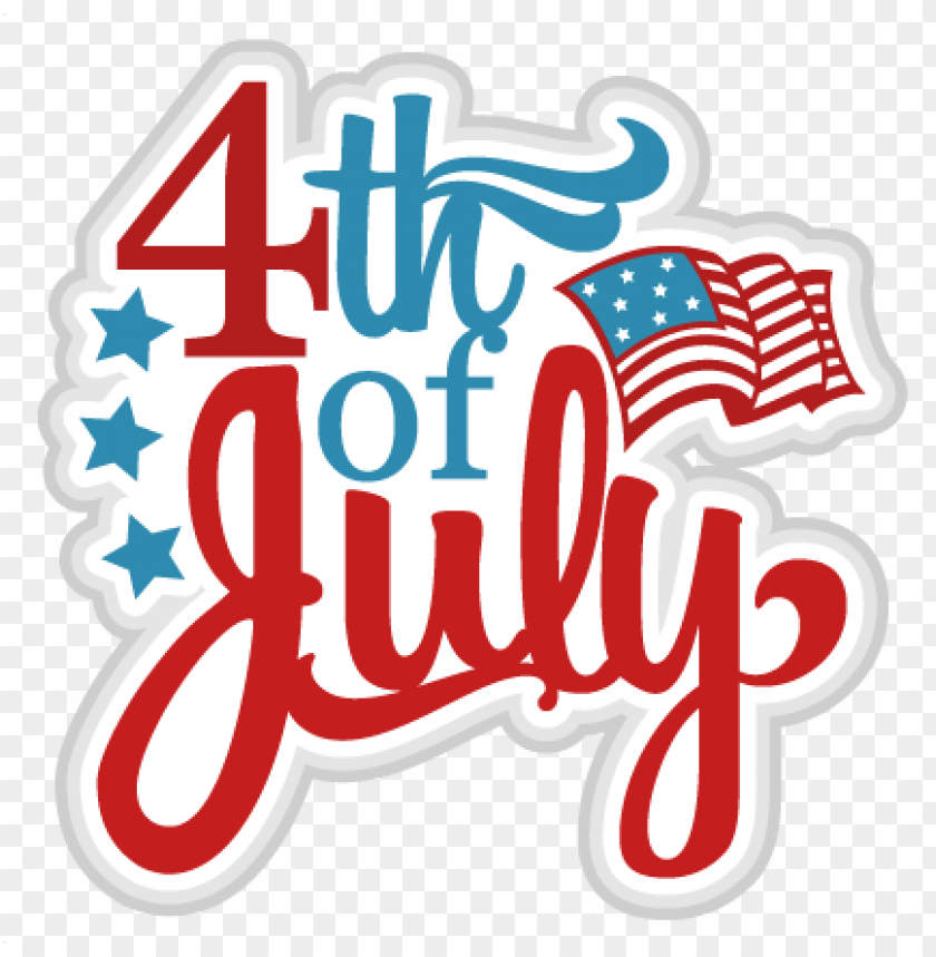 Happy Fourth Of July Sticker PNG Image With Transparent Background
