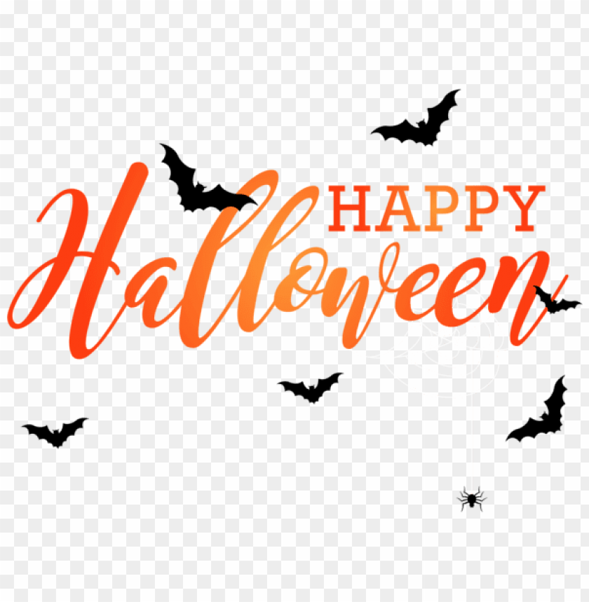 happy halloween with bats png images background -  image ID is 56522