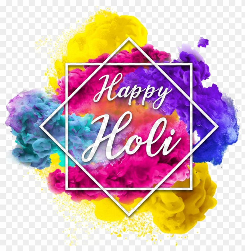 Happy Holi Png Tran Parent - Happy Holi Image  2019 PNG Image With Transparent Background