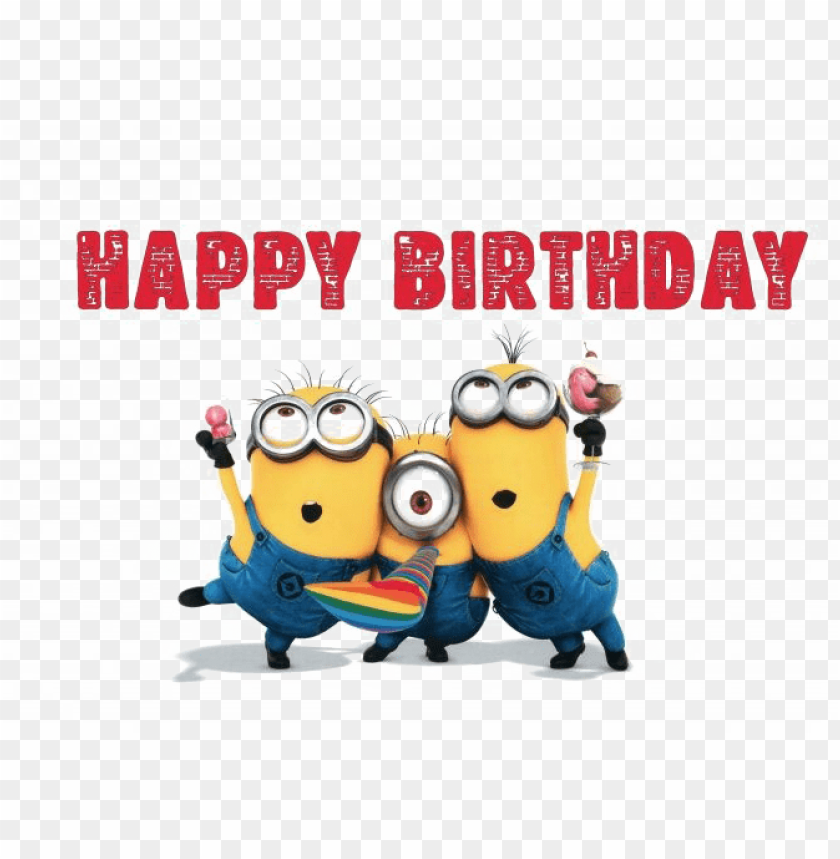 happy minions png picture - happy birthday cartoon minions PNG image with  transparent background | TOPpng