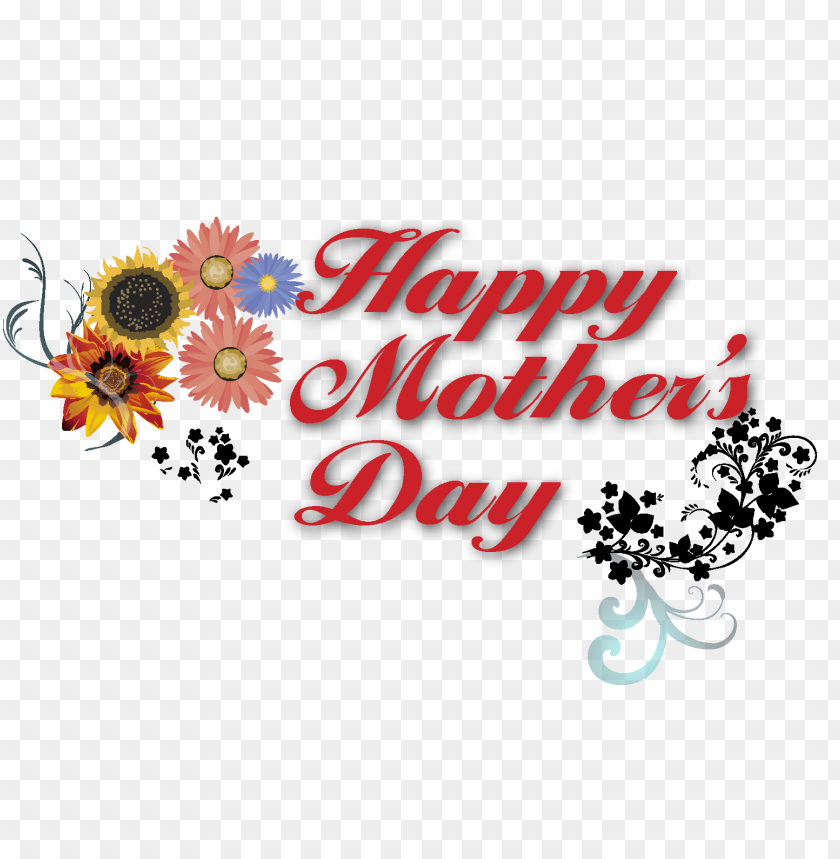 happy mothers day banner text PNG transparent with Clear Background ID 473828