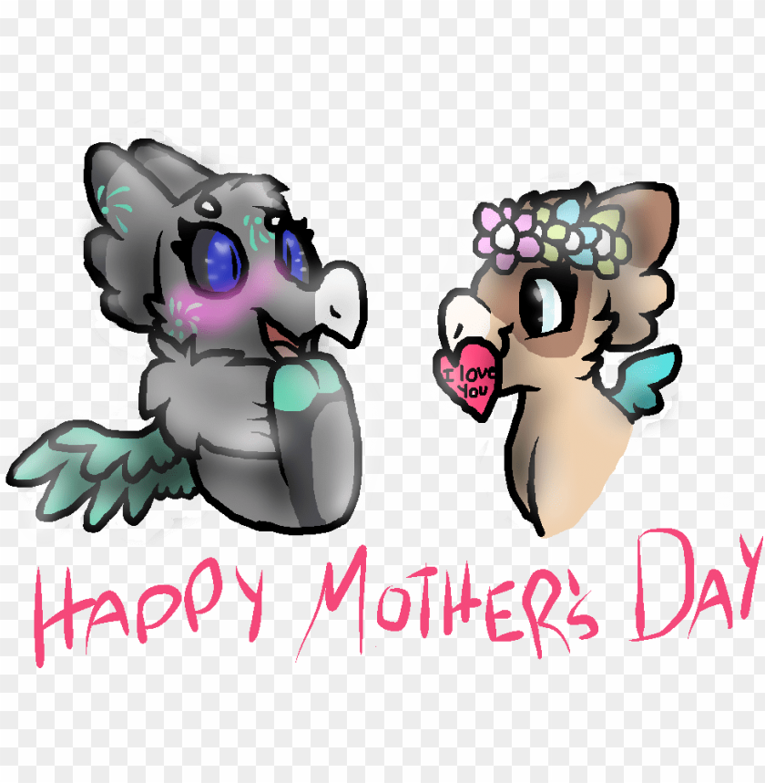 happy mothers day by midnightflurries - cartoon, mother day