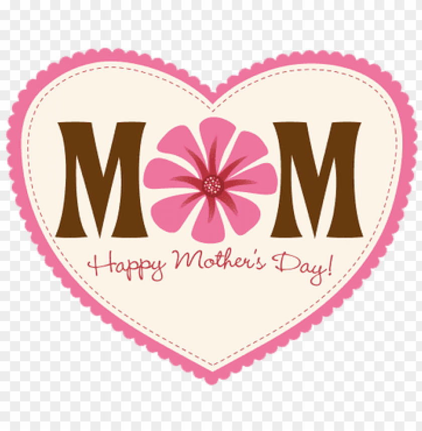 happy mothers day heart transparent  stick - mother's day posters designs, mother day
