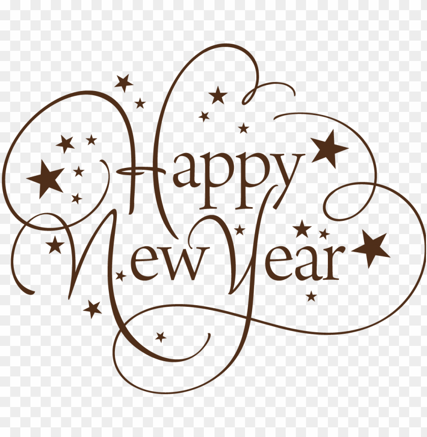 happy new year PNG image with transparent background | TOPpng