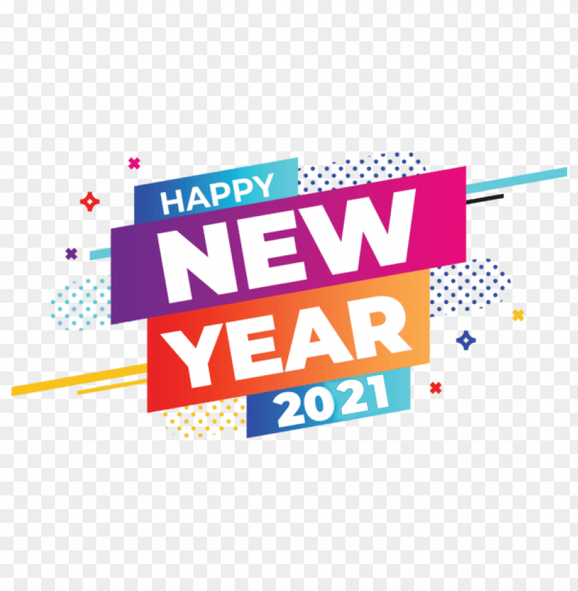 happy new year 2021 PNG image with transparent background | TOPpng
