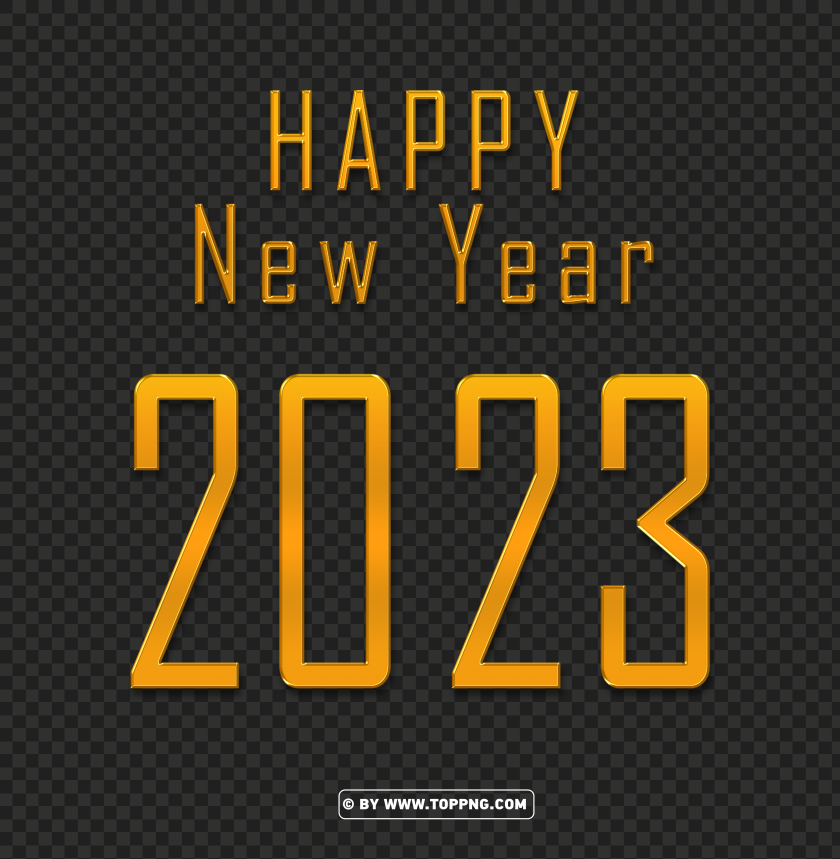 Happy New Year 2023 Png Free Download