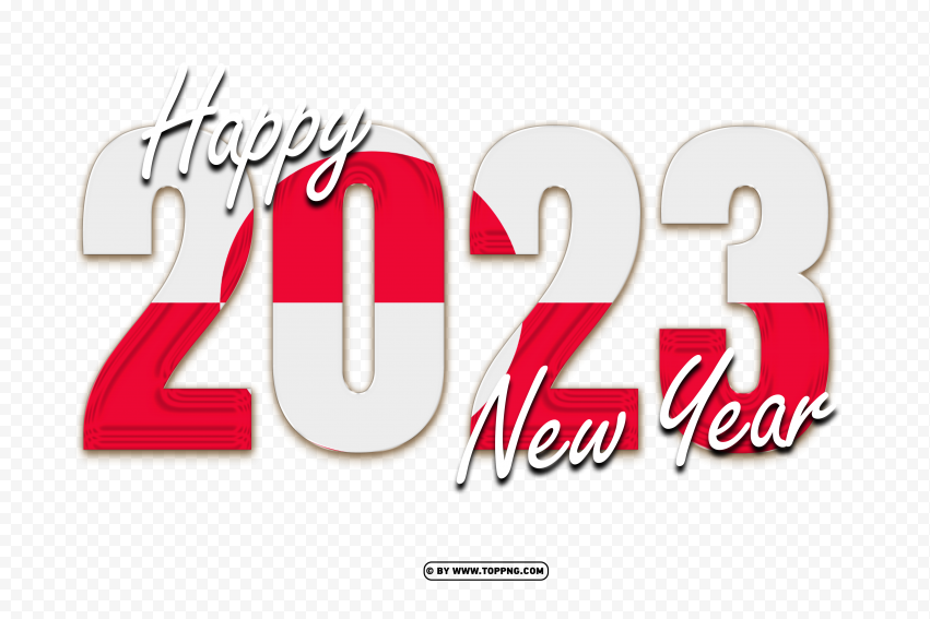 happy new year 2023 with greenland flag png,New year 2023 png,Happy new year 2023 png free download,2023 png,Happy 2023,New Year 2023,2023 png image