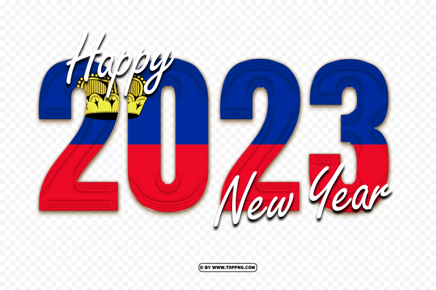 happy new year 2023 with liechtenstein flag png,New year 2023 png,Happy new year 2023 png free download,2023 png,Happy 2023,New Year 2023,2023 png image