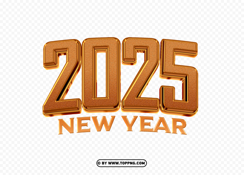 happy new year 2025 png clipart - Image ID 489501
