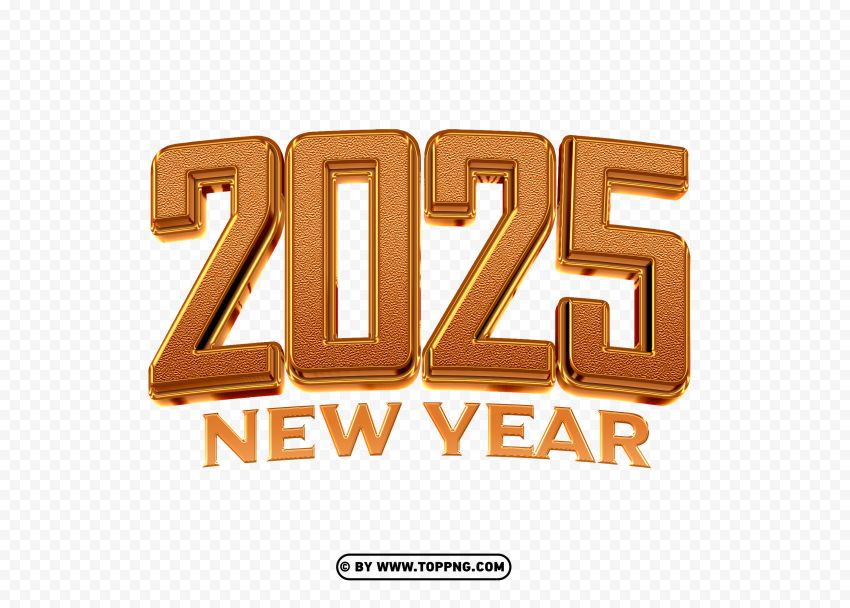 Free download HD PNG happy new year 2025 png clipart Image ID