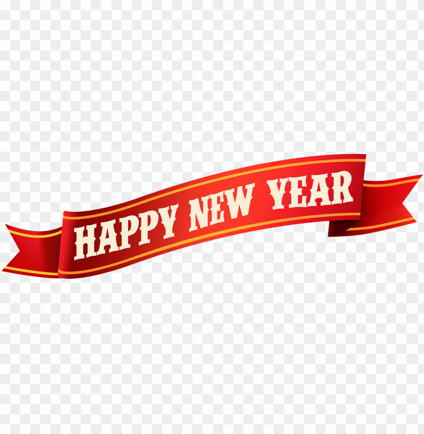 free PNG happy new year banner red PNG image with transparent background PNG images transparent