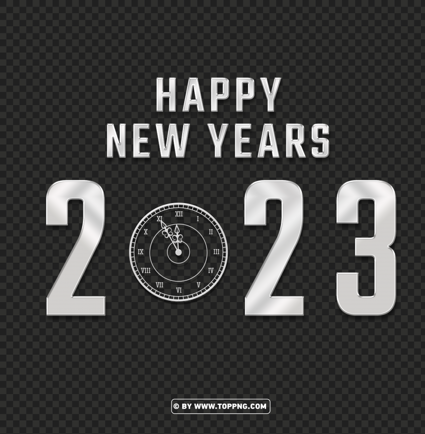 happy new year eve 2023 png transparent 3d silver,Eve,Eve Clock,2023 Gold,3D 2023 Transparent,Happy 2023 PNG,Happy New Year 2023