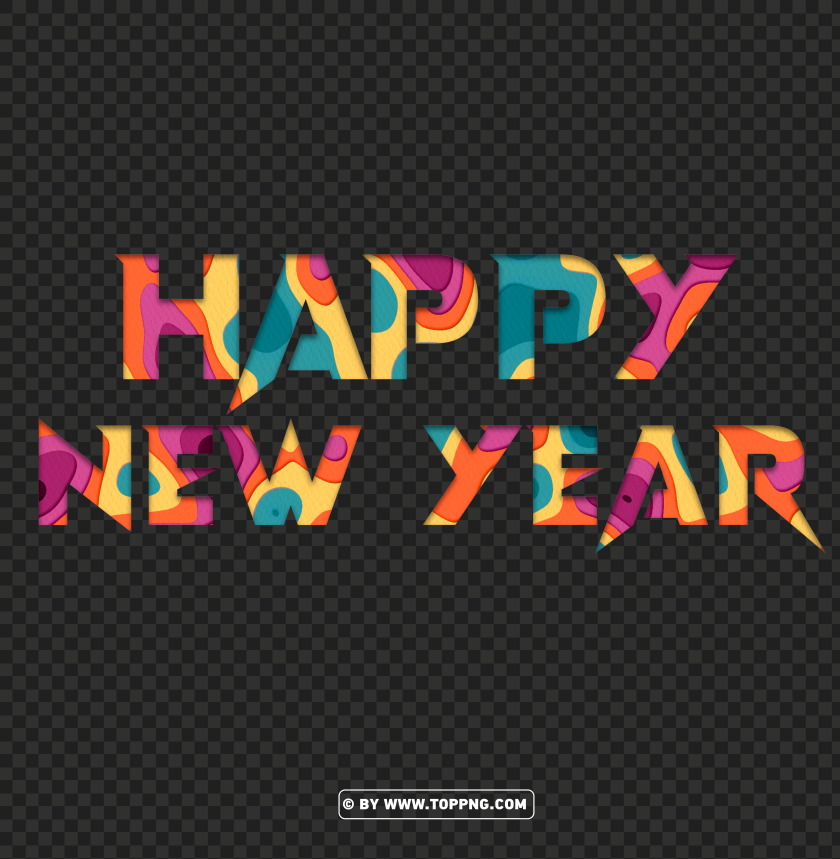 Happy New Year Png New Style Transparent