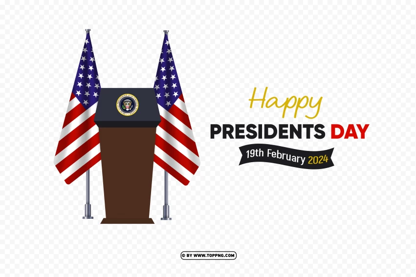 Free download HD PNG happy presidents day 2024 images free download