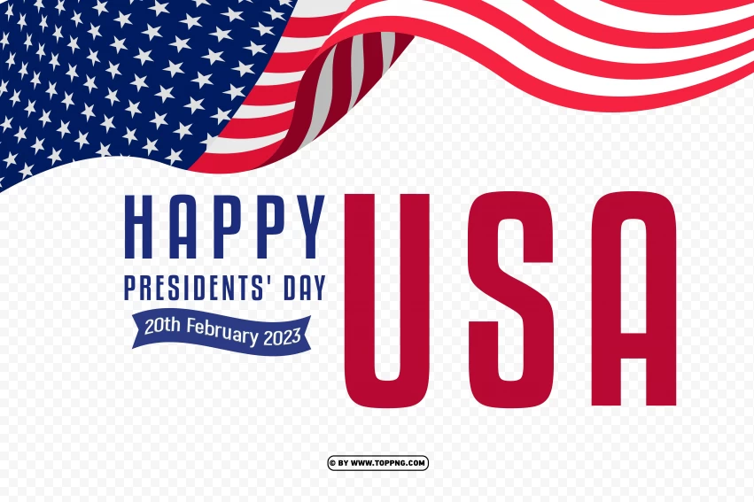  happy presidents day png images with realistic flag usa  , Presidents day png, Happy presidents day png, President day clipart png, President day png, President day png images, President's day png