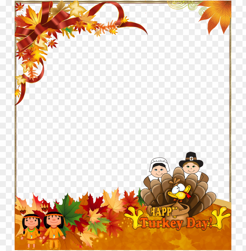 free thanksgiving border clip art
