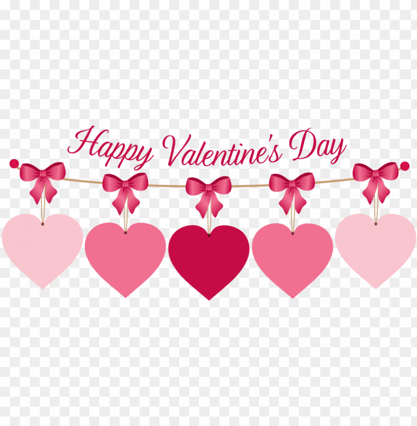happy valentines day PNG image with transparent background@toppng.com