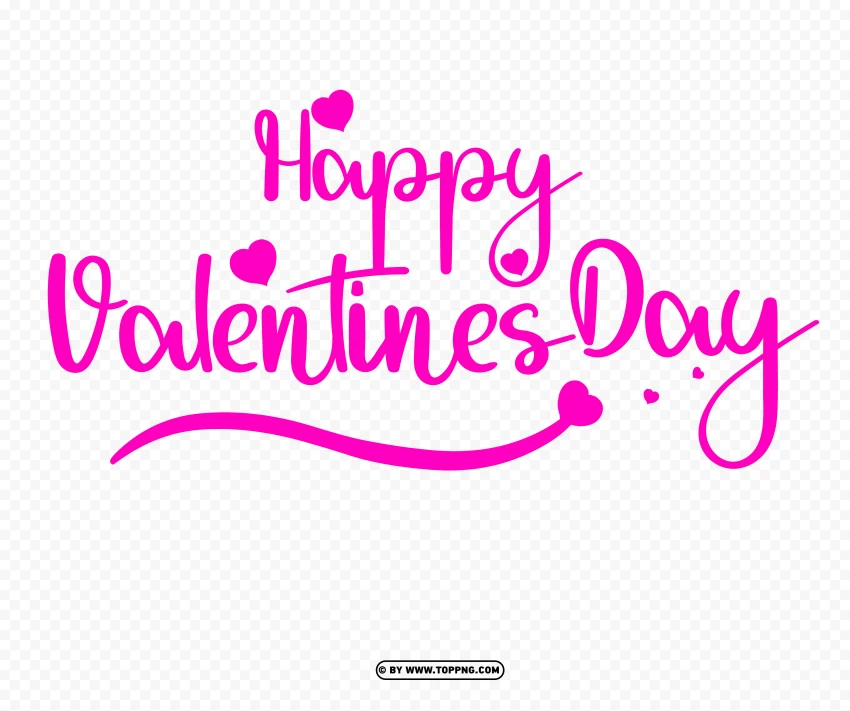 Happy Valentines Images Free Download With Pink Hearts