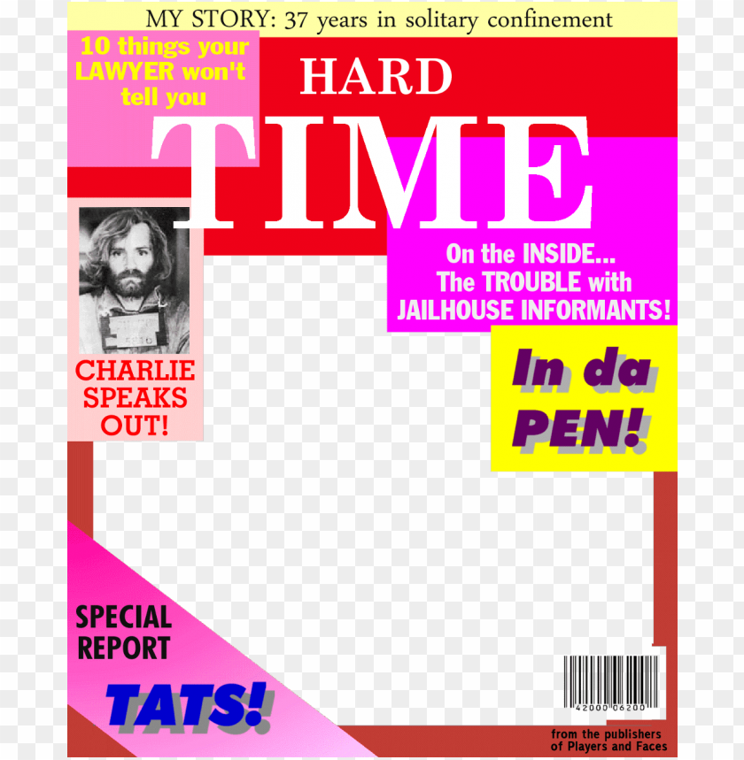 Hardtime Magazinecover Magazine Time Cover Freetoedit - Funny Magazine Covers Templates PNG Transparent Background