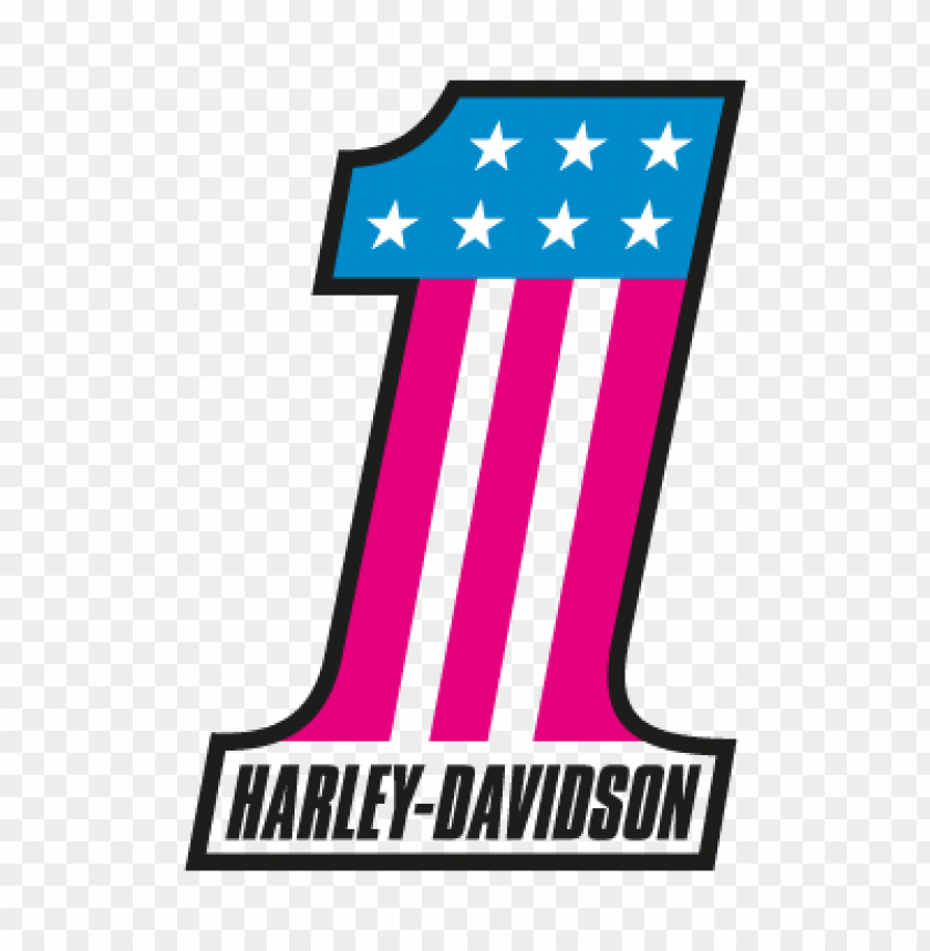  harley davidson 1 vector logo free - 465763