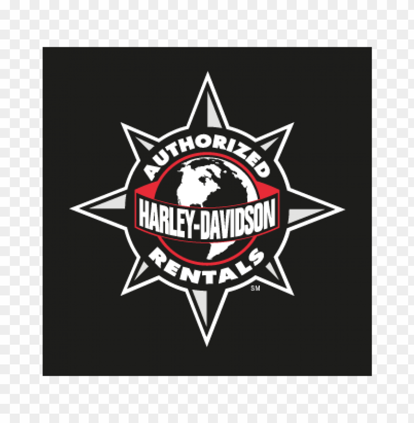  harley davidson authorized rentals vector logo - 465657
