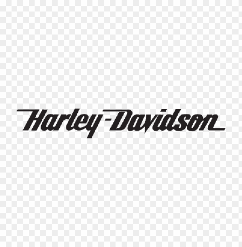  harley davidson logo vector text only - 468943