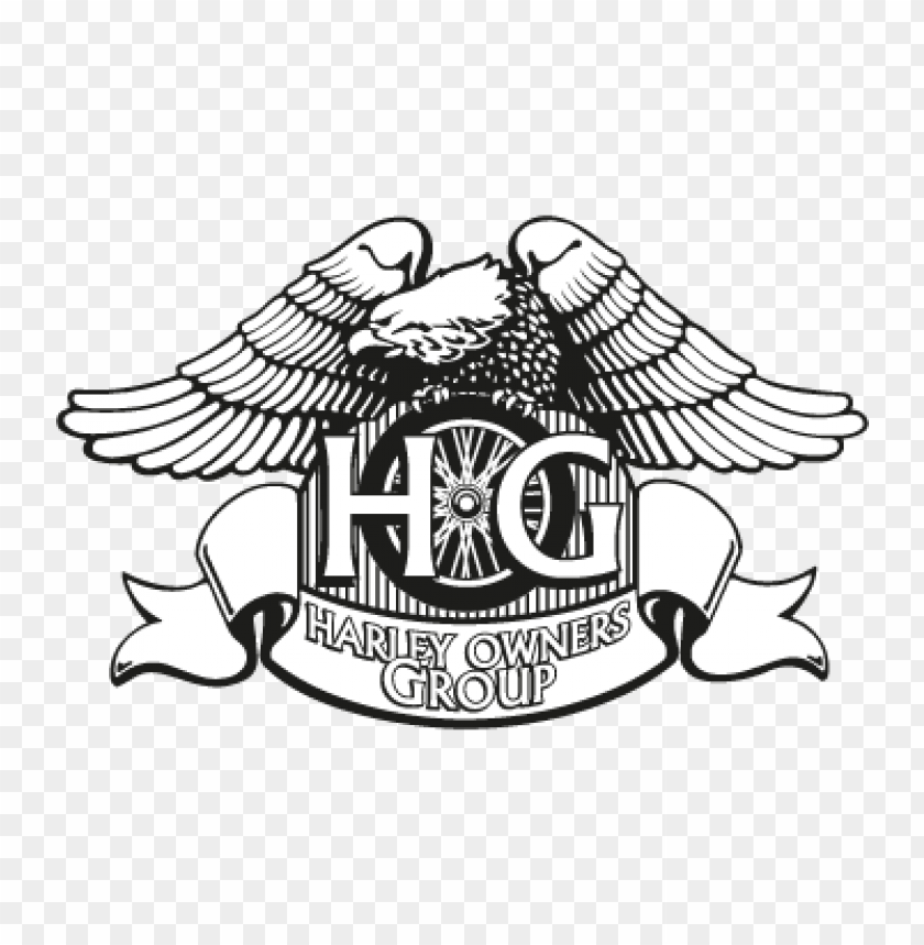  harley owners group vector logo free - 465724