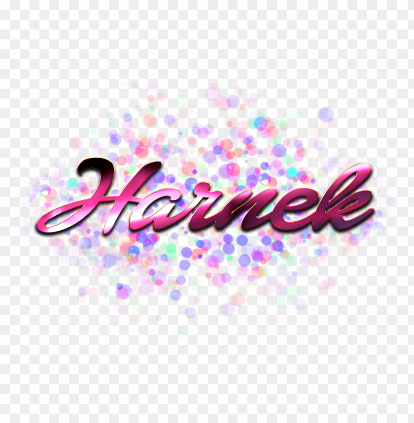 harnek name logo bokeh png PNG image with no background - Image ID 36872