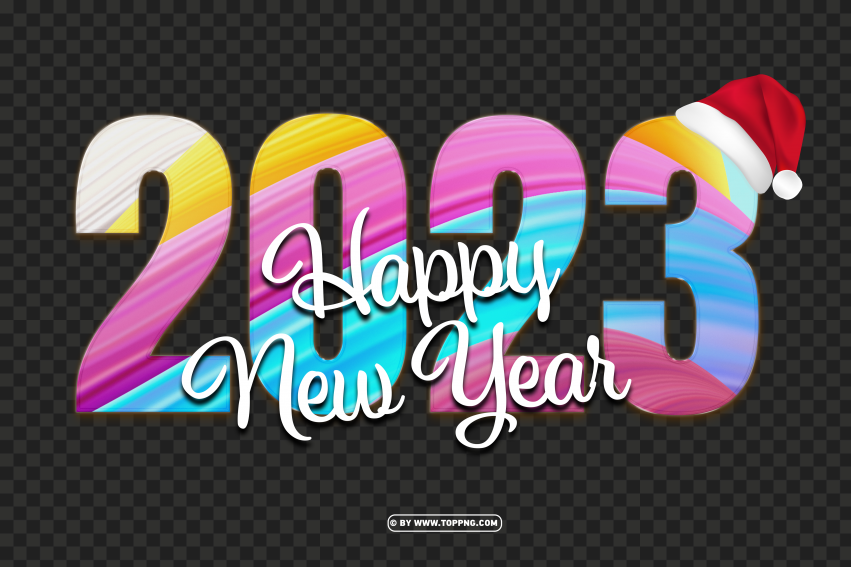hd 2023 colorful text numbers date design png,New year 2023 png,Happy new year 2023 png free download,2023 png,Happy 2023,New Year 2023,2023 png image